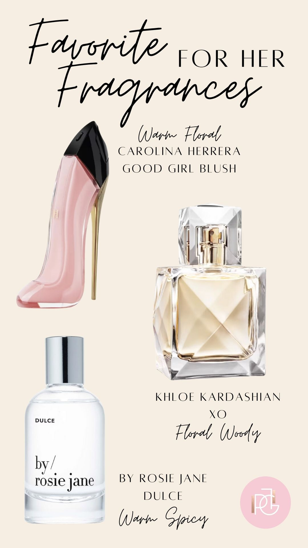 Some warm scented fragrances for the winter season!
-Carolina Herrera Good Girl Blush is a warm floral fragrance with notes of Mandarin and Vanilla. Sultry, sexy vibes that's perfect for a date or holiday party
-Khloe Kardashian Xo is a floral woody scent with lavender, rose, orange blossom, and sage. Perfect to wear every day
-By Rosie Jane Dulce is a warm spicy fragrance with notes of chocolate, vanilla, and hinoki wood. It's clean as well! Great to layer with other scents 

 #LTKGiftGuide #LTKWatchNow #LTKOver40