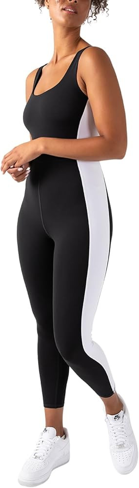 YITTY Active Women's UltraLuxe Built-In Bra Onesie, Athleisure, 4-Way-Stretch | Amazon (US)