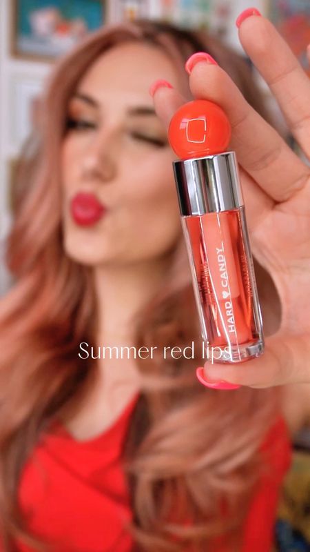 Drugstore summer red lip combo💋😘
@covergirl outlast lip stain in iconic Ruby 
@hardcandylife glosstopia lip repair oil in scarlet bliss 
 

#LTKBeauty #LTKStyleTip #LTKVideo