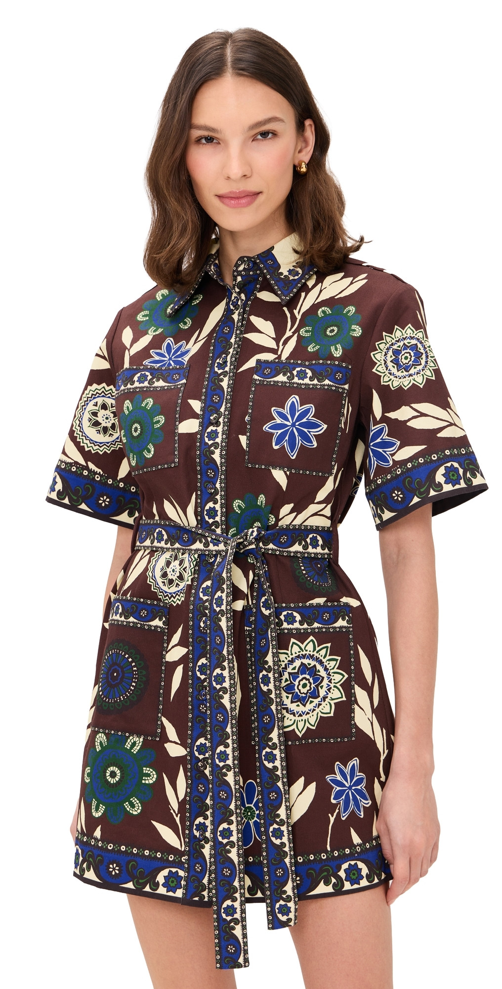 ALÉMAIS Jasper Mini Dress Chocolate 12 | Shopbop