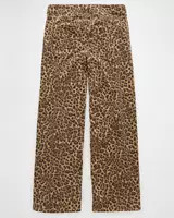 AE Stretch Leopard Low-Rise Baggy Wide-Leg Pant | American Eagle Outfitters (US & CA)