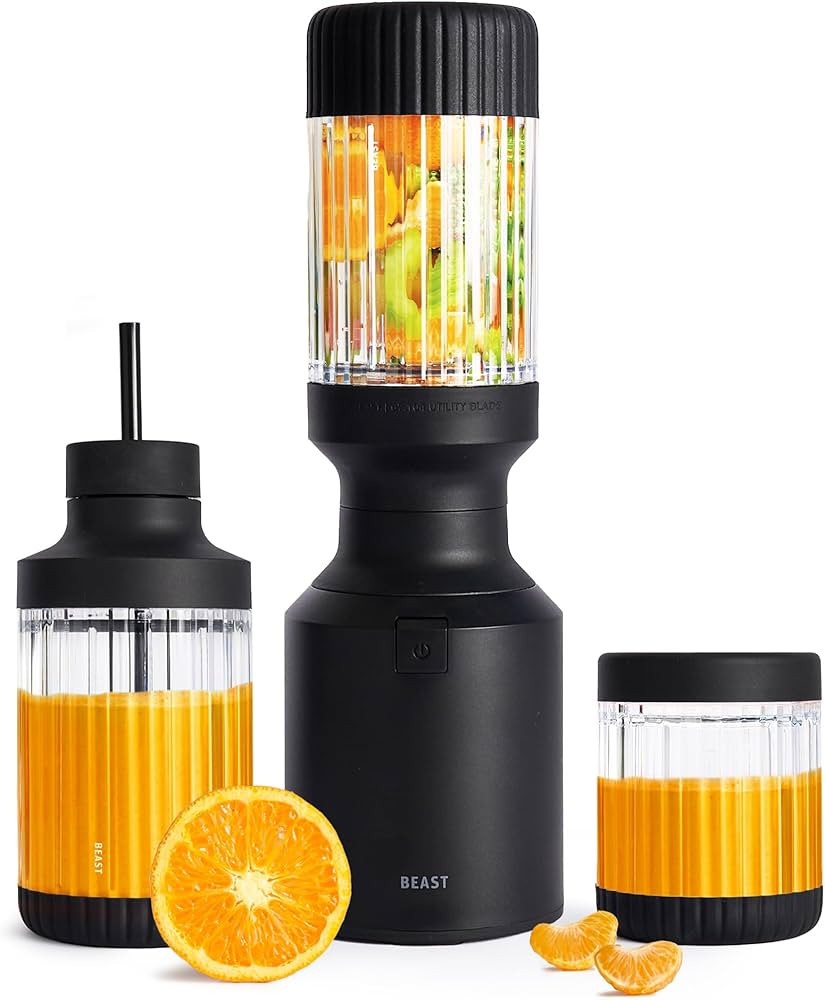 The Beast Mini Blender Plus | Mini Countertop Kitchen Blender | Blend Smoothies and Shakes, Dress... | Amazon (US)