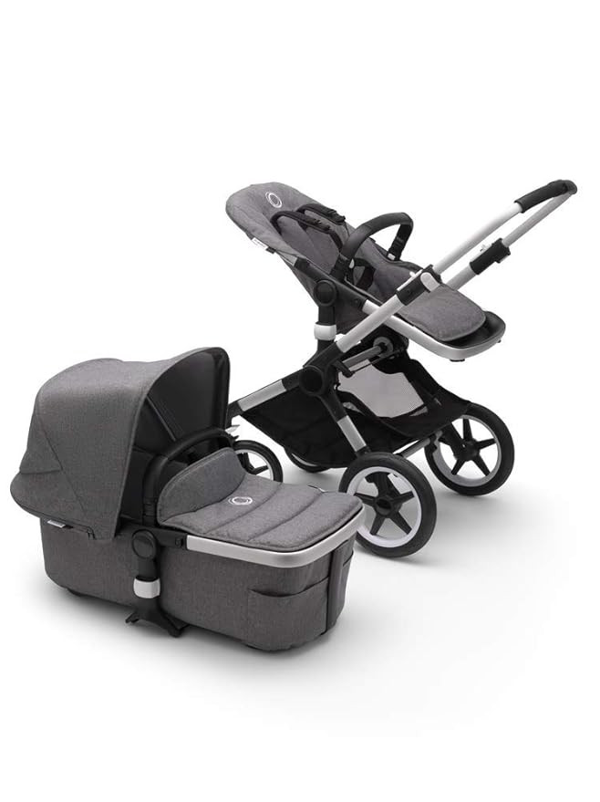 Bugaboo Fox 2 Complete Full-Size Stroller, The Most Advanced Comfort Stroller (Aluminum/Grey Mela... | Amazon (US)