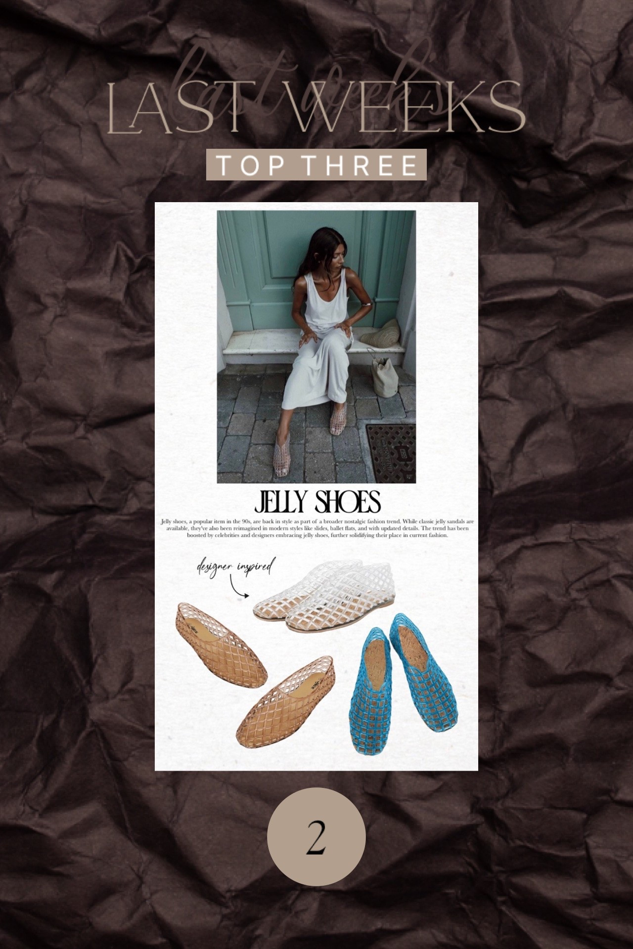 Jelly shoes and heels in best sellers 🤎

#jellyflats #jellyshoes #flats #sandals #shoes

#LTKootd #LTKgrwm #LTKOver40