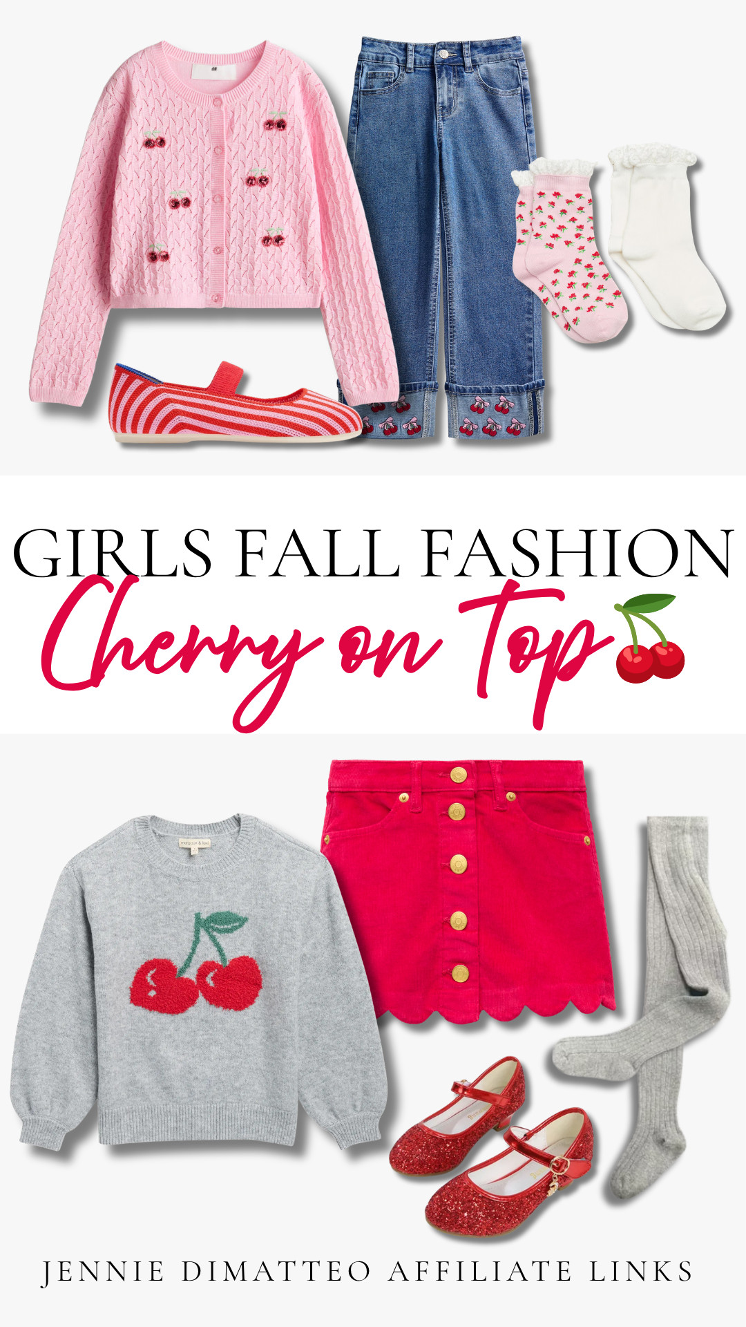 Cherry on top 🍒🍒 the cutest little fall finds with pops of red, pink & denim! I’m loving all the sweet cherry details right now 🎀✨ #GirlsFallFashion #KidsFashion #FallFashion #GirlsOutfits #KidsStyle #FallOutfits #CherryPrint #GirlMom #LTKKids #LTKFamily #LTKFinds 

 #LTKootd #LTKBaby #LTKKids