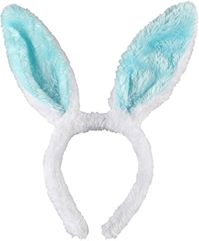 The Electric Mammoth LED Light Up Flashing Soft Bunny Ears (Blue) | Amazon (US)
