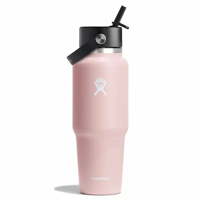 32 oz Wide Mouth Travel Bottle with Flex Straw Cap - Trillium | Hydro Flask