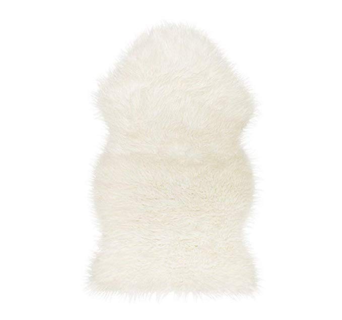 Ikea 302.290.77 Tejn faux sheepskin, Ivory | Amazon (US)