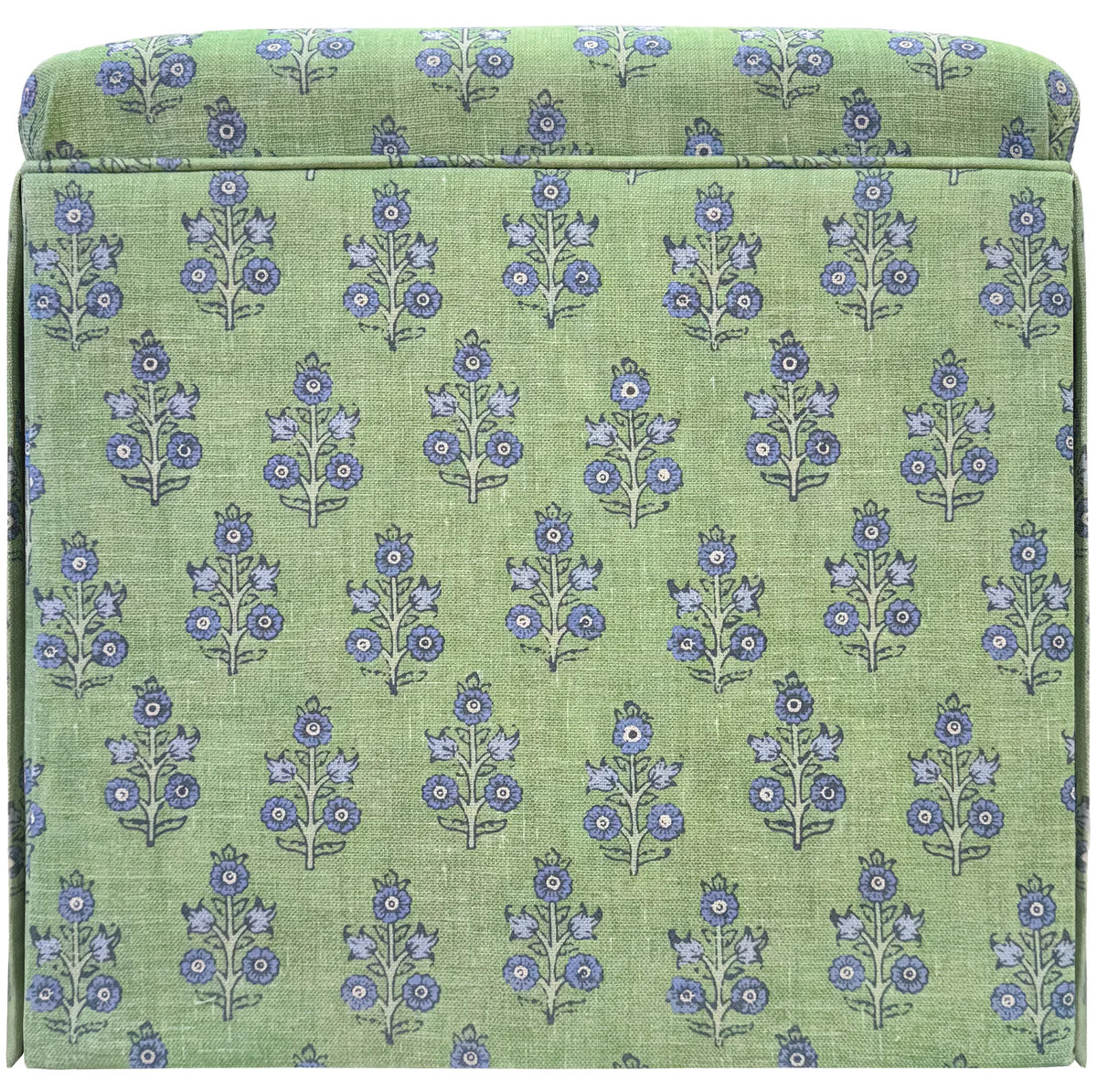 THE SKIRTED OTTOMAN :: POPPY SPRIG | GP&amp;J BAKER | LITTLE DESIGN LLC