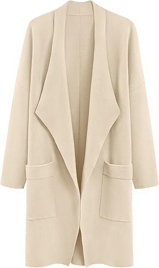 LILLUSORY Women's Oversized Dressy Cardigans 2023 Long Knit Coatigans Lightweight Winter Coat Fal... | Amazon (US)
