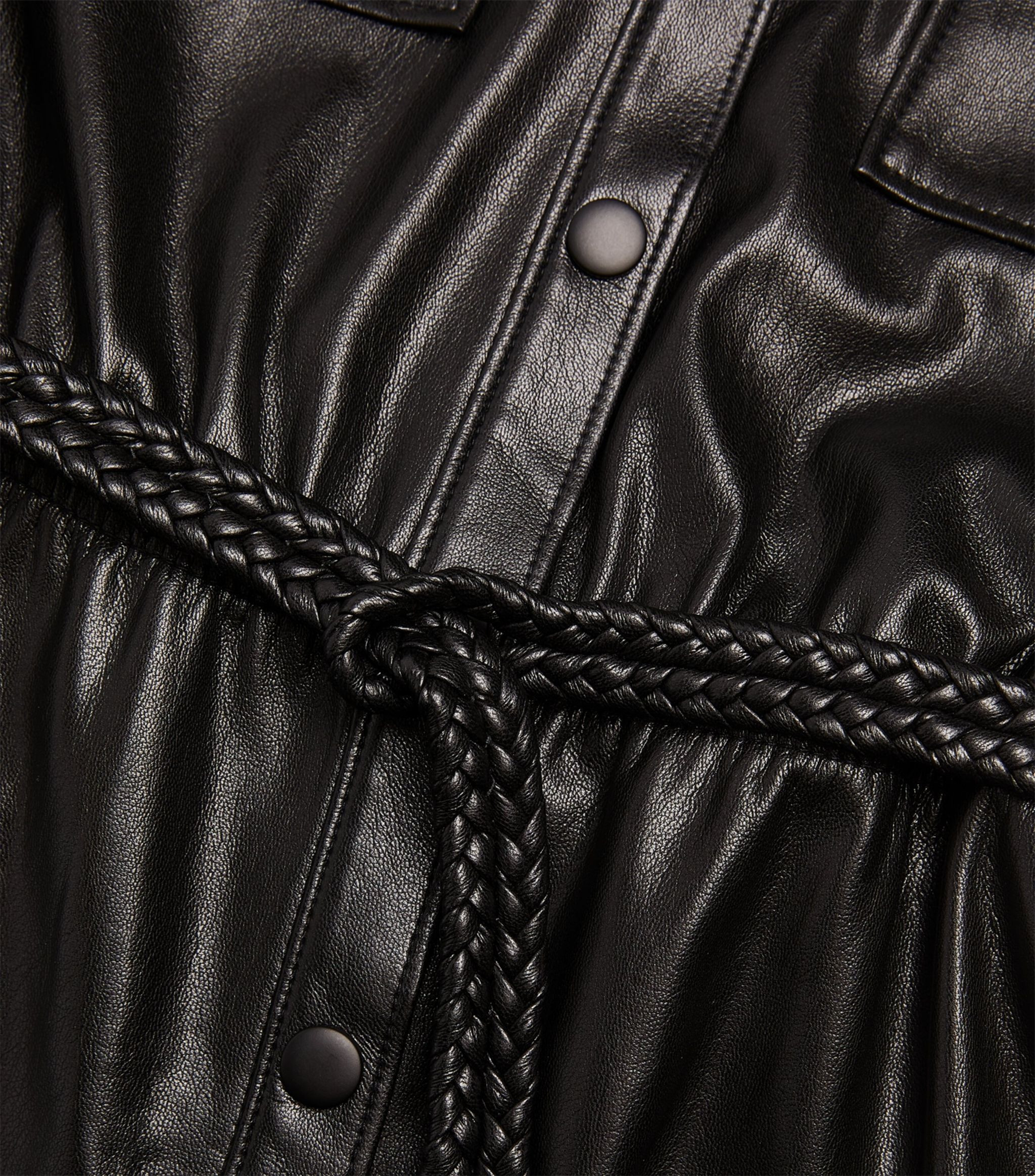 Faux Leather Miranda Midi Dress | Harrods