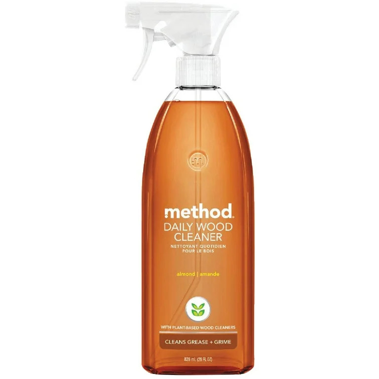 Method Wood For Good Daily Wood Cleaner, Almond, 28 Ounce + Free Microfiber Cleaning Cloth | Walmart (US)