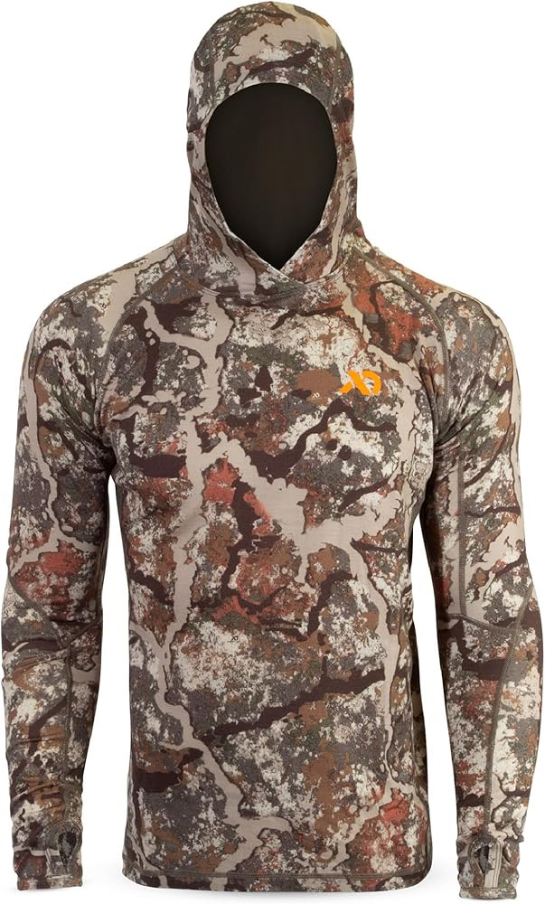 First Lite Men's Wick Hoody - Merino Wool Ultralight Camo Hunting Base Layer | Amazon (US)