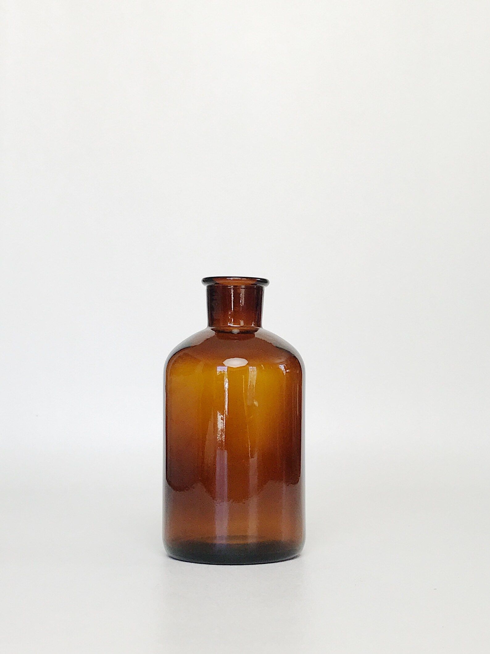 Amber Glass Apothecary Vase  2 Sizes | Etsy | Etsy (US)