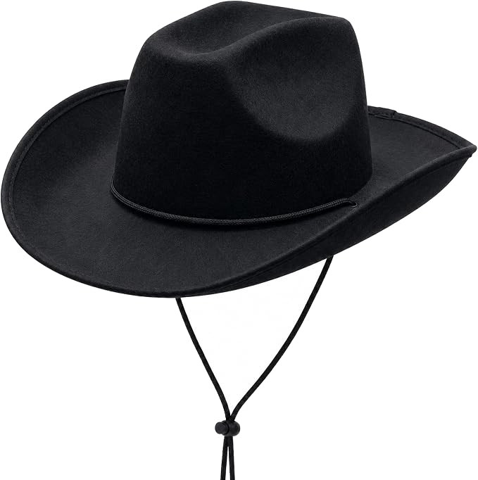 COLLECT PRESENT Plain Felt Cowboy & Cowgirl Hat for Men and Women | Western Studded Cowboy Hat in... | Amazon (US)
