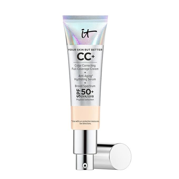 IT Cosmetics Your Skin But Better CC+ Cream, Light (W) - Color Correcting Cream, Full-Coverage Fo... | Amazon (US)