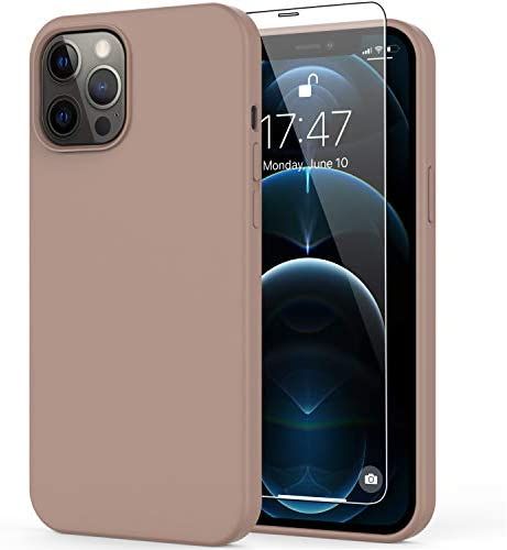 DEENAKIN iPhone 12 Pro Max Case with Screen Protector,Soft Liquid Silicone Gel Rubber Bumper Cove... | Amazon (US)
