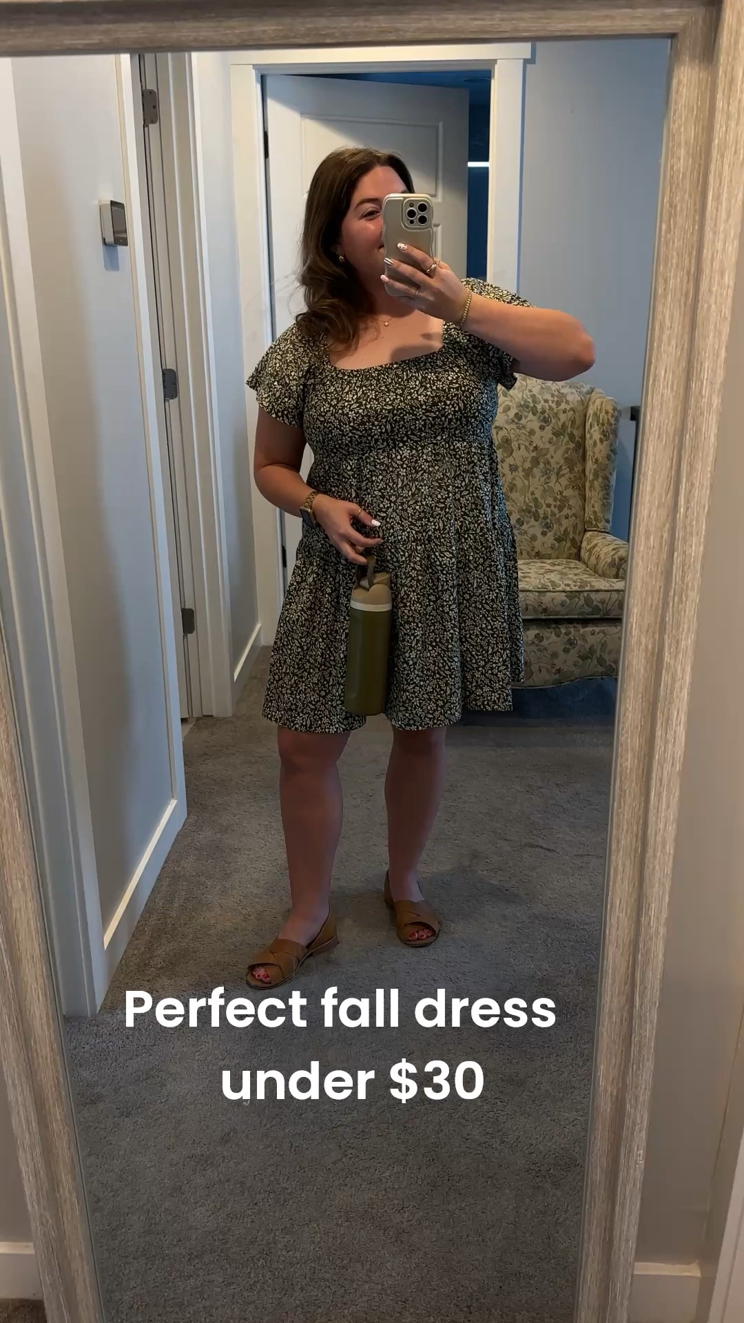 Perfect casual dress for fall!! Old Navy surprised me with this one tbh, I bought it in three colors! I would say it runs big, I’m normally a size 10/L and this time ordered a medium. I was shocked it fit since I have a bustier chest but I think it looks so cute! Such a good easy dress to pull on, especially for such an affordable price🤎 

#LTKMidsize #LTKSaleAlert #LTKFindsUnder50