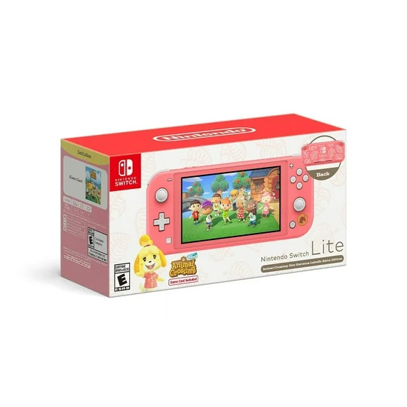 Nintendo Switch Lite - Animal Crossing: New Horizons Bundle - Isabelle's Aloha Edition - (UAE Ver... | Walmart (US)