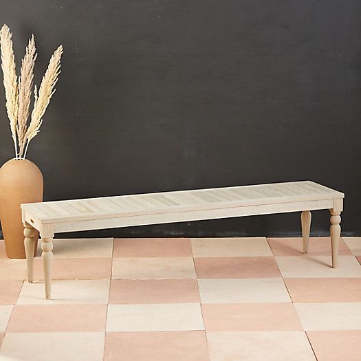 Shoreham Teak Dining Bench | Terrain