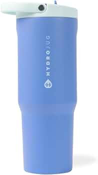 HydroJug Sport - Stainless Steel Tumbler with Straw, Vacuum Insulated, 32oz Leakproof Water Bottl... | Amazon (US)