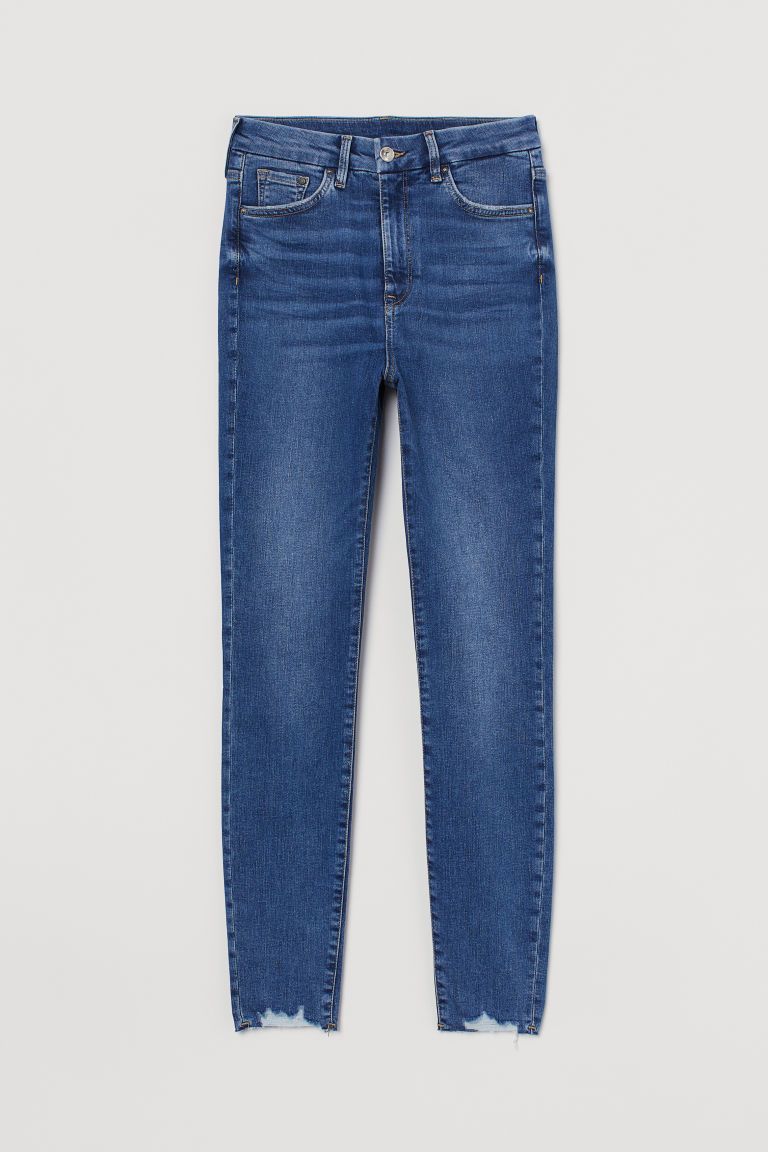H & M - Embrace High Ankle Jeans - Blue | H&M (UK, MY, IN, SG, PH, TW, HK)