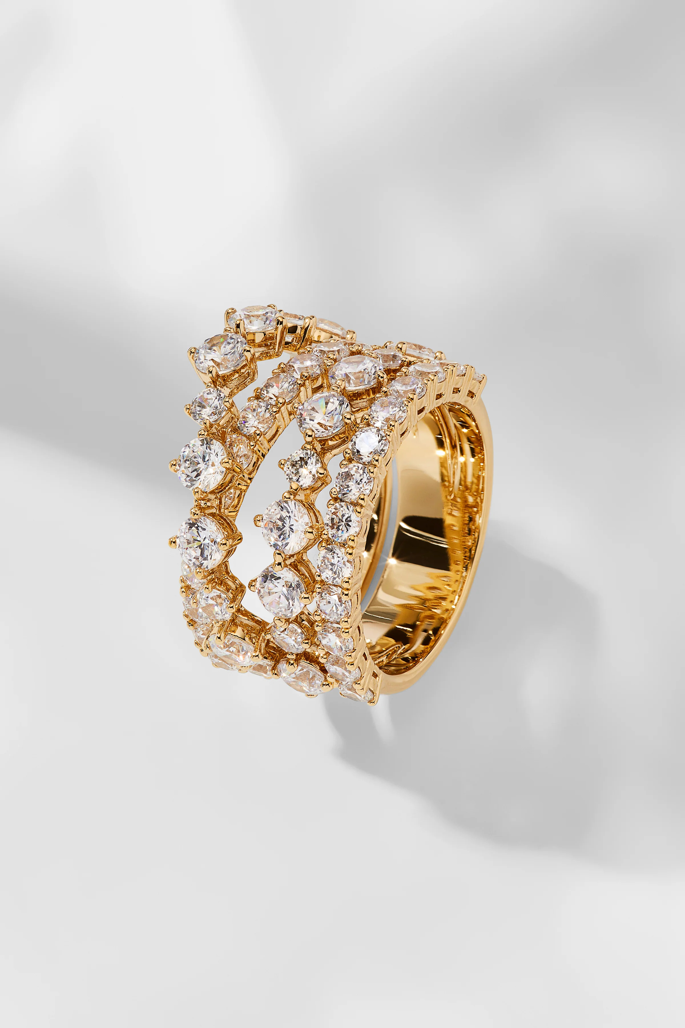 MATCHPOINT CRISSCROSS CZ RING | NADRI