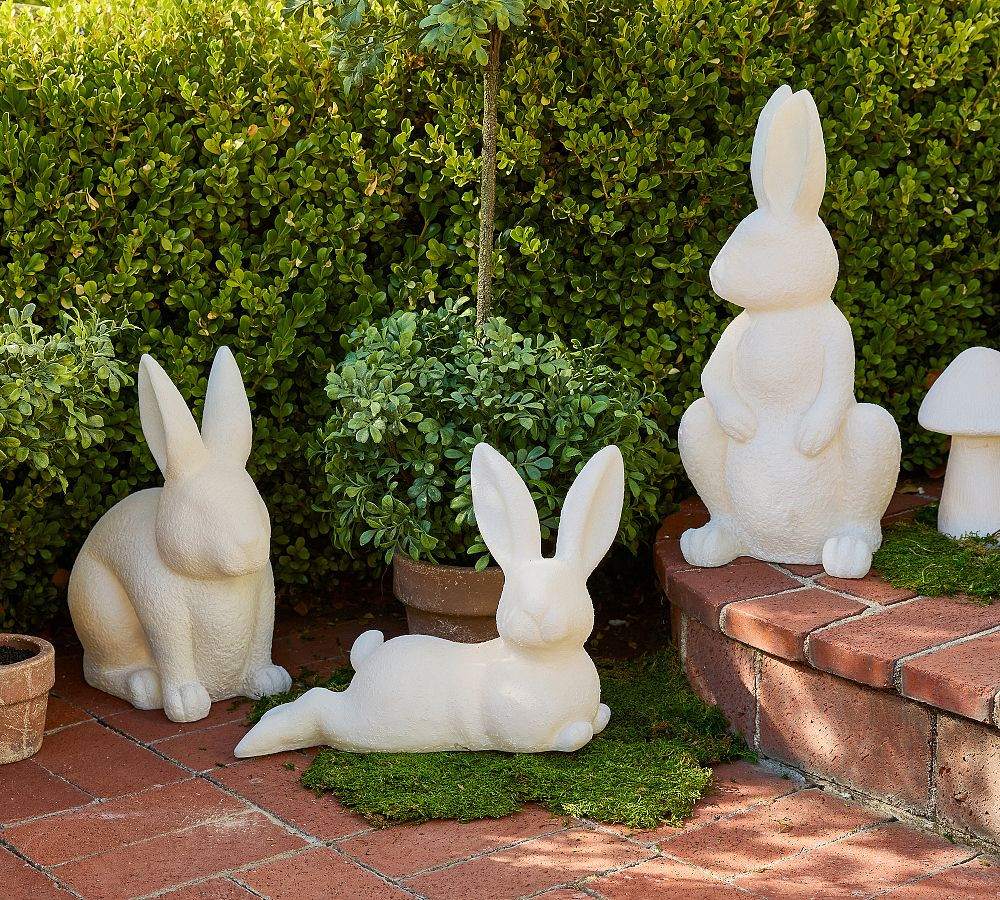 Lit Outdoor Bunny | Pottery Barn (US)
