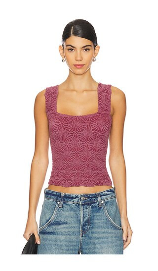 x Intimately FP Love Letter Cami In Red Plum | Revolve Clothing (Global)