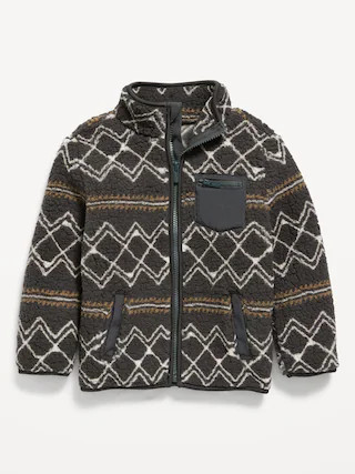Sherpa Zip Jacket for Toddler Boys | Old Navy (US)