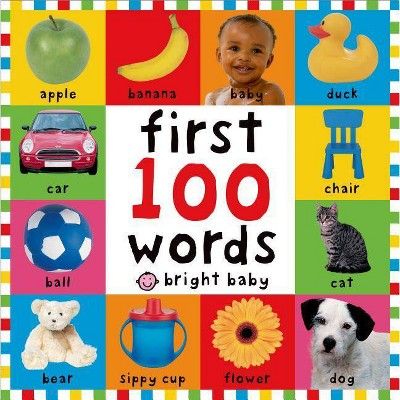 First 100 Words (Bright Baby Series) First Edition by Roger Priddy (Board Book) | Target