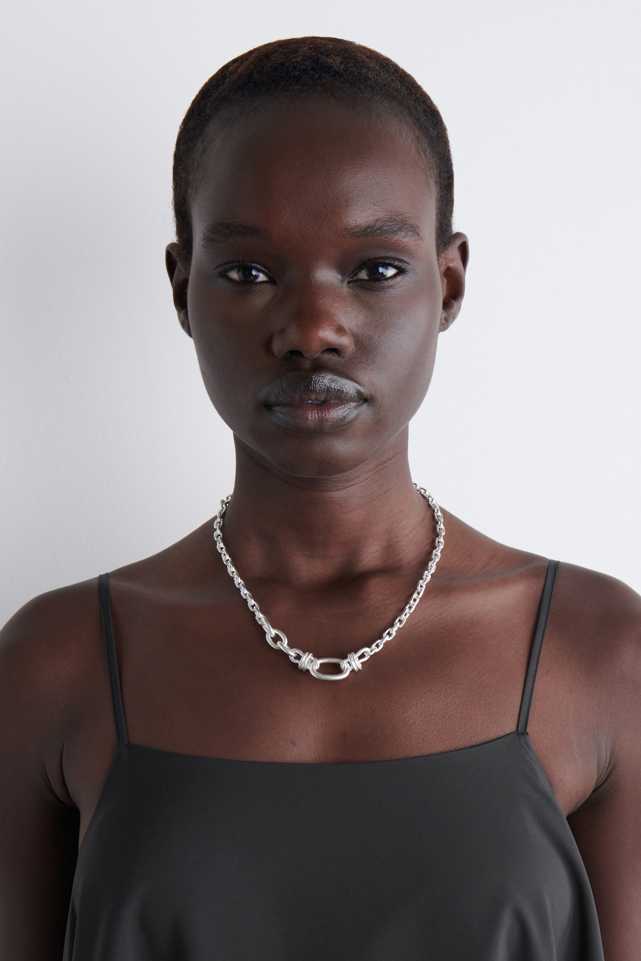 MISMATCHED CHAIN NECKLACE - SILVER | COS | COS UK