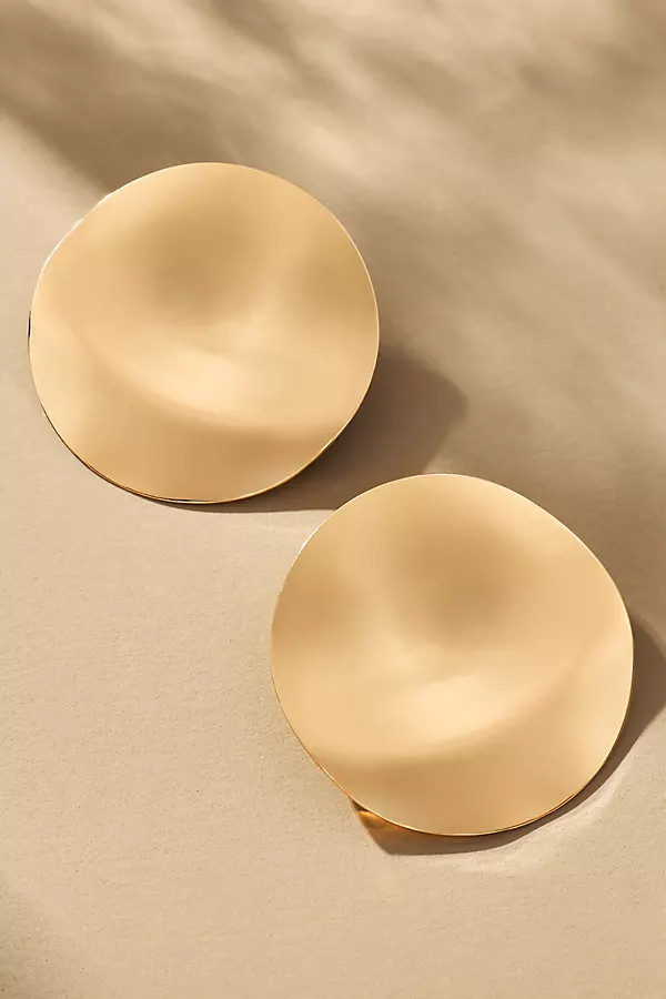 XL Circle Post Earrings | Anthropologie (US)