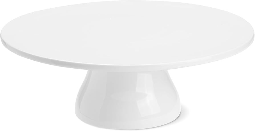 Yedio 10 inch Porcelain Cake Stand, Round Dessert Stand, Cupcake Stand for Birthday Parties, Wedd... | Amazon (US)