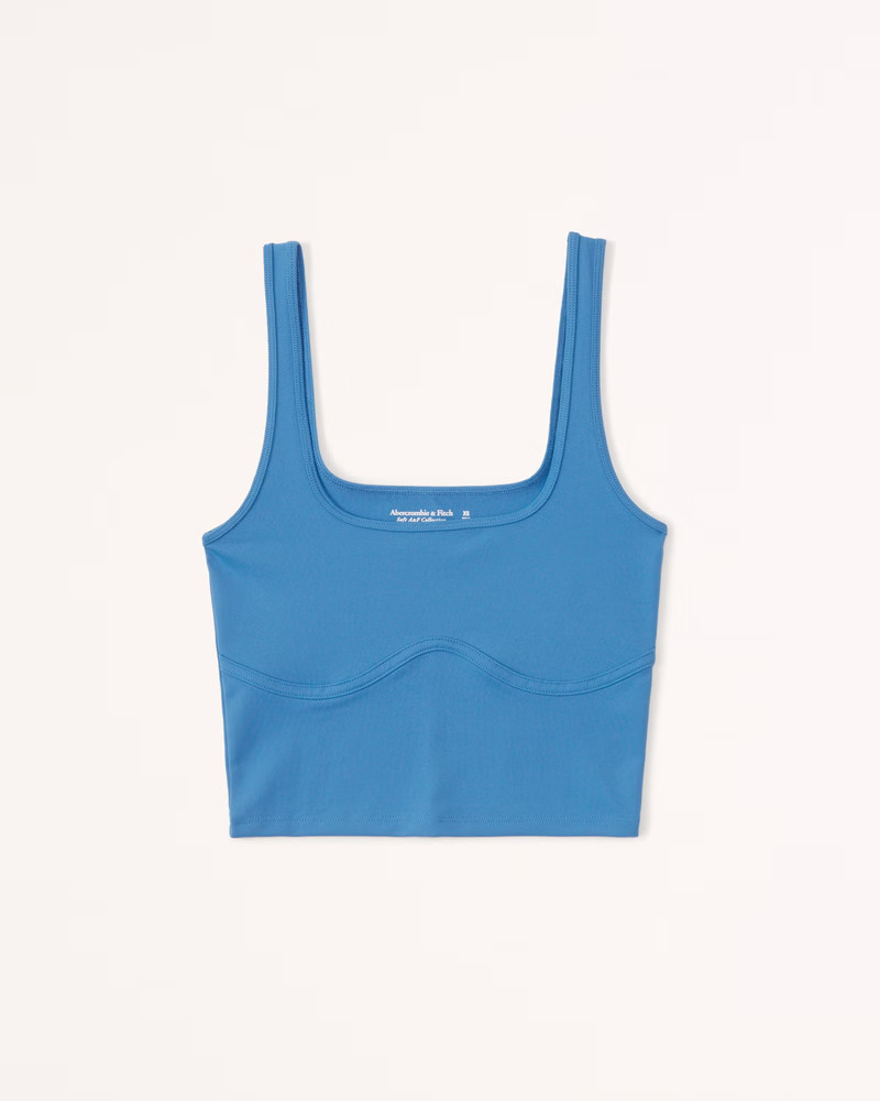Women's Seamless Fabric Corset Squareneck Tank | Women's | Abercrombie.com | Abercrombie & Fitch (US)