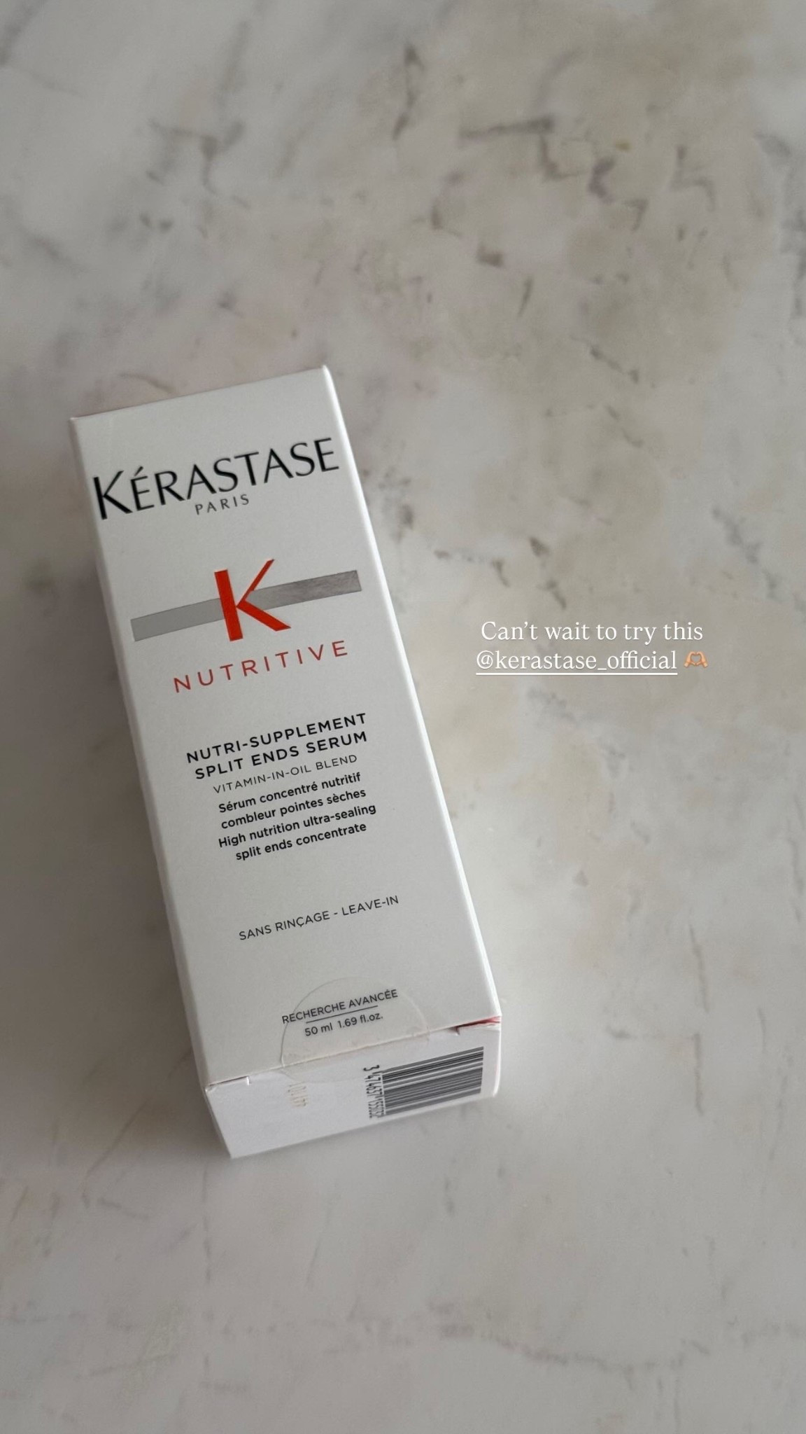 Can’t wait to try this @kerastase_official 🫶🏼