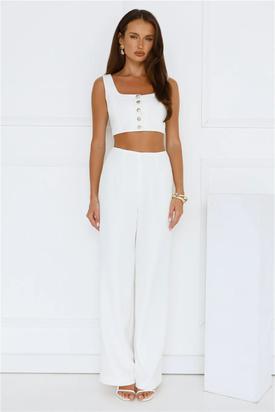 Basking In Style Pants Cream | Hello Molly (US)