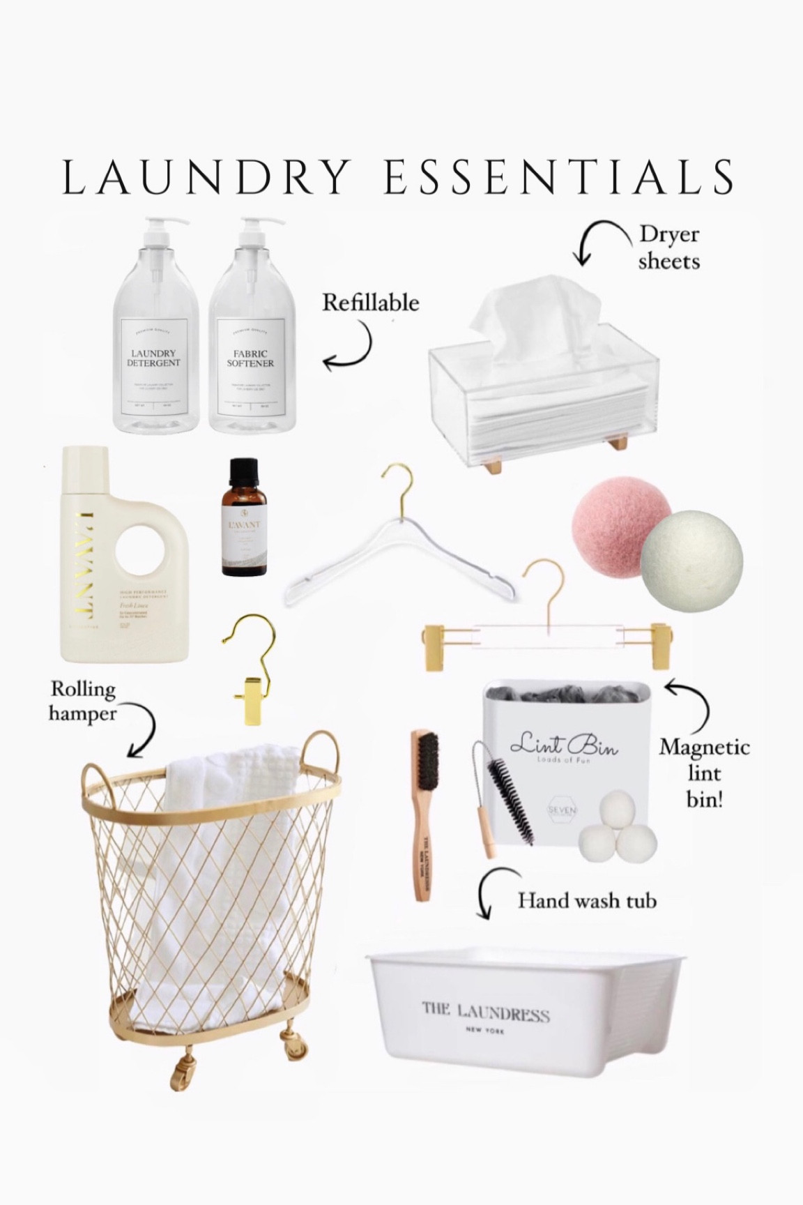 Laundry room essentials Amazon finds spring cleaning gold hamper 

#LTKunder50 #LTKsalealert #LTKhome