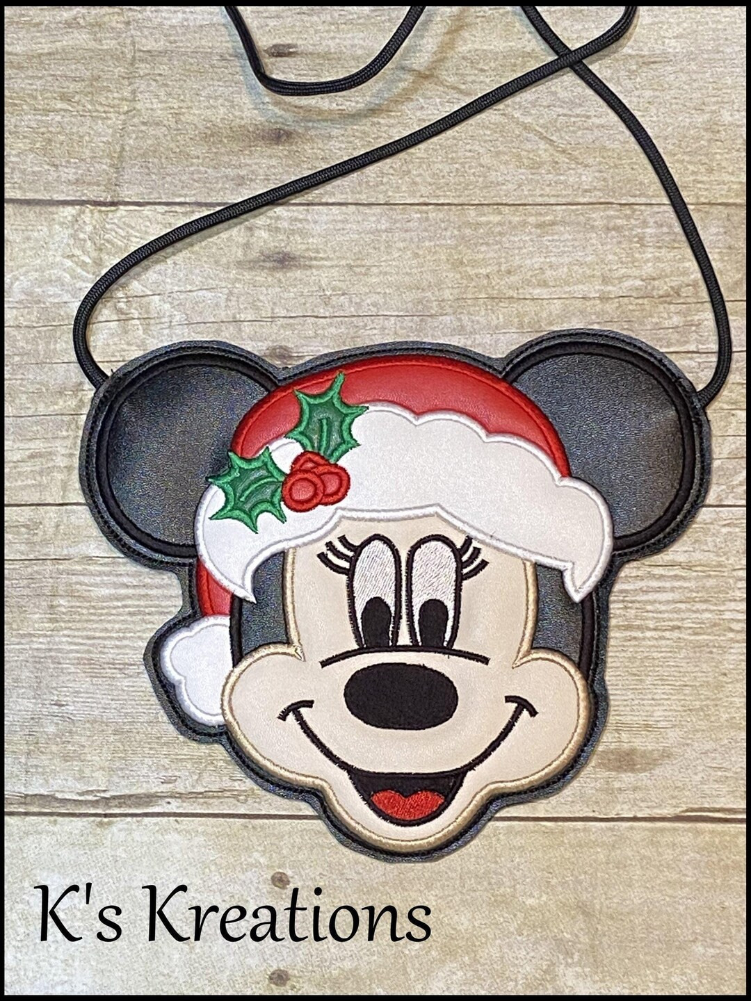 Santa Minnie Crossbody Bag, Disney Crossbody Purse, Christmas Bag - Etsy | Etsy (US)