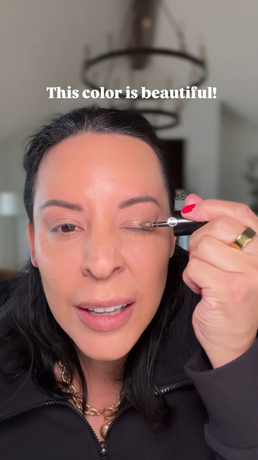 This is color 68S and the color is so pretty! It’s a bronzy brown color and gives the perfect amount of shimmer.

#LTKBeauty #LTKOver40