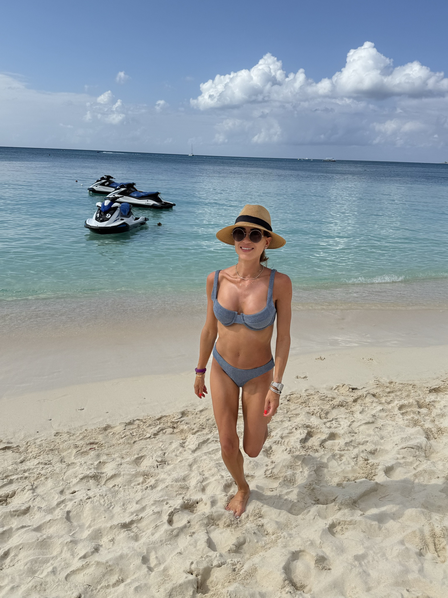My favorite bikini that’s so flattering and love the shimmer size s top xs bottoms 

#LTKPetite #LTKTravel