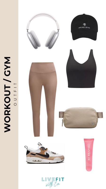 Power through your workout with this stylish gym ensemble! Featuring sleek leggings paired with a supportive sports bra, complemented by trendy sneakers and essential accessories for a focused and fashionable exercise session. Don't forget your favorite tunes and a cap for those sunny outdoor runs!
#WorkoutStyle #GymFashion #FitLife #ActiveWear #GetMoving

#LTKActive #LTKFitness #LTKStyleTip