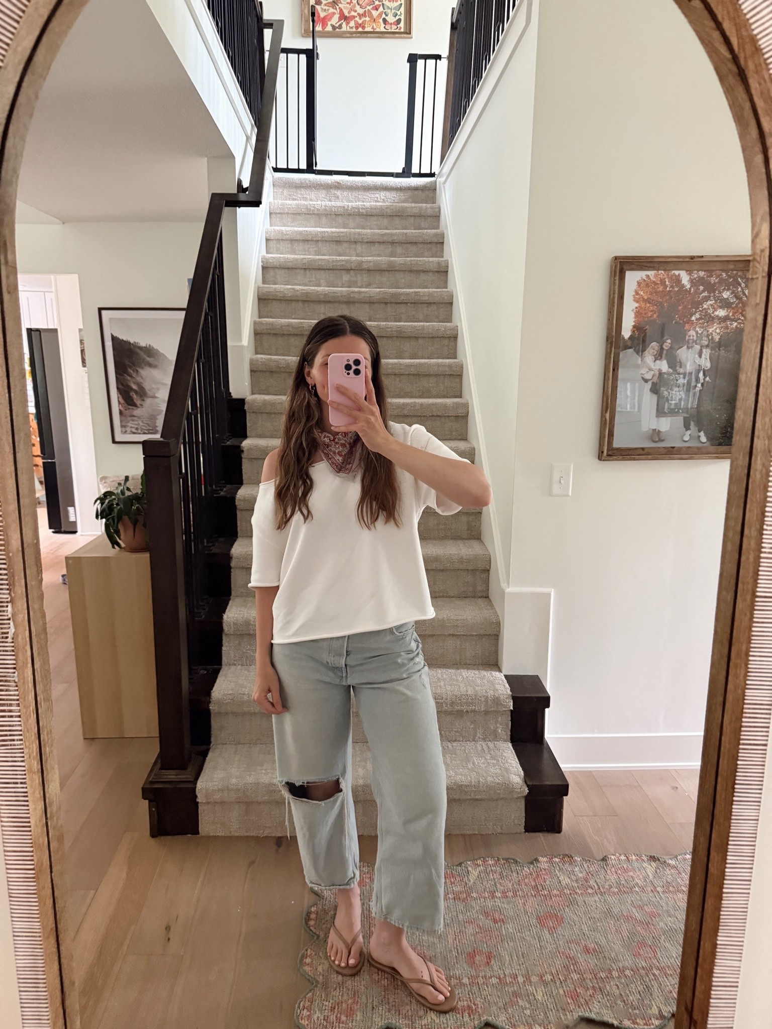 medium in top as jeans tts! Similar bandanas! 

Summer outfit

#LTKootd