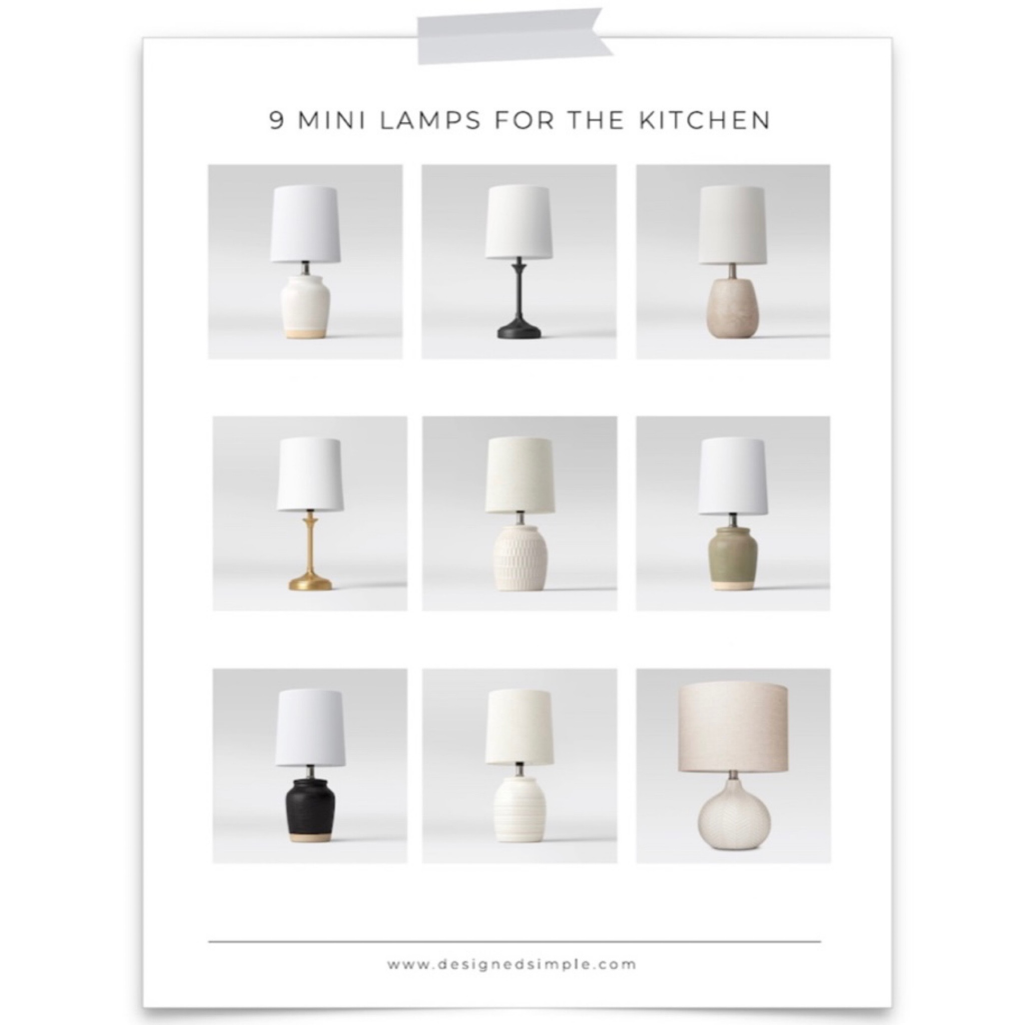 Mini lamps, Target mini lamps, small lamps, Target small lamps 

#LTKhome