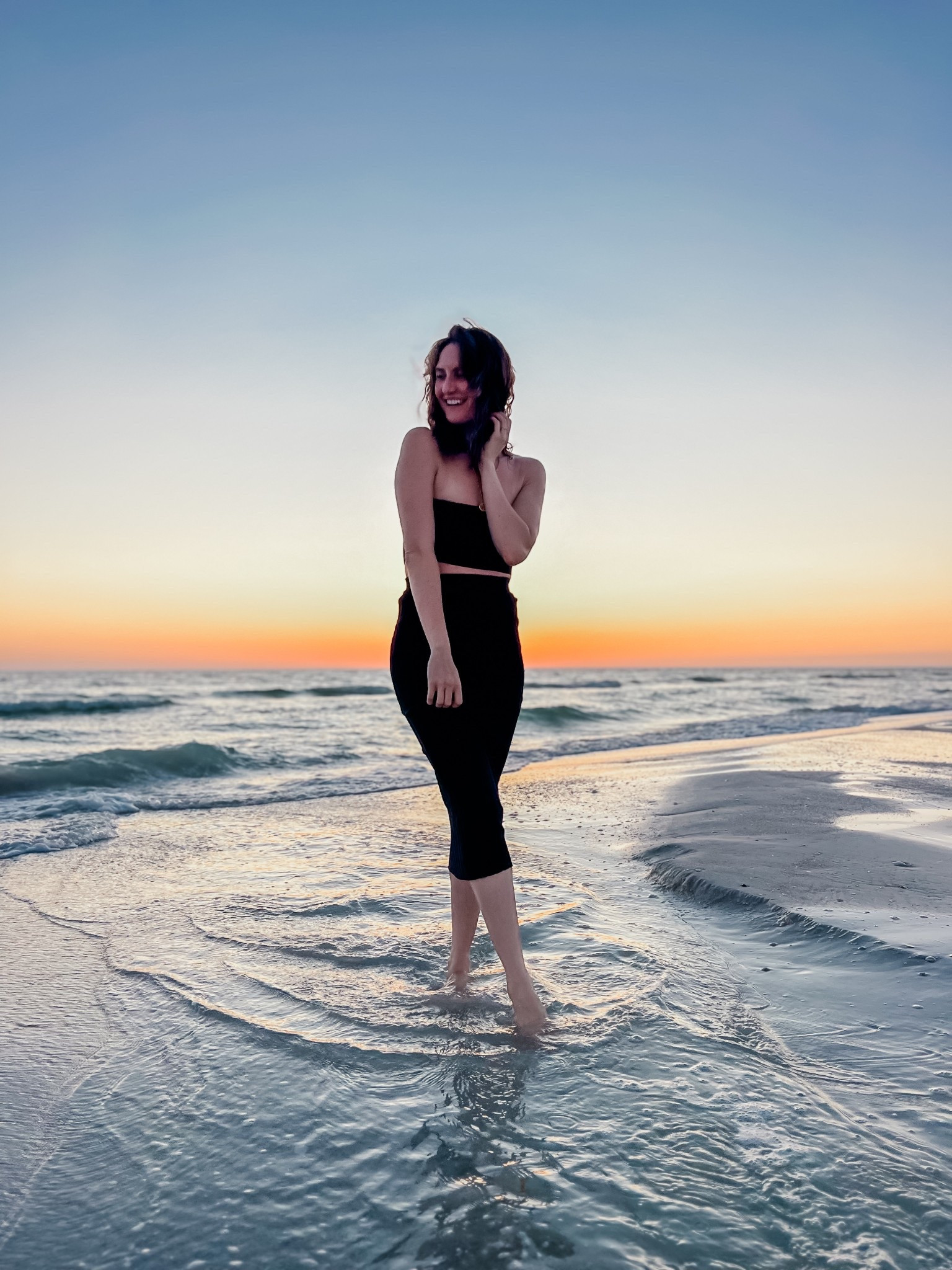 Vacation mode: activated! Love a two piece set especially with a sunset as the backdrop. Linking similar finds here. 

#LTKTravel #LTKFindsUnder50 #LTKSwim