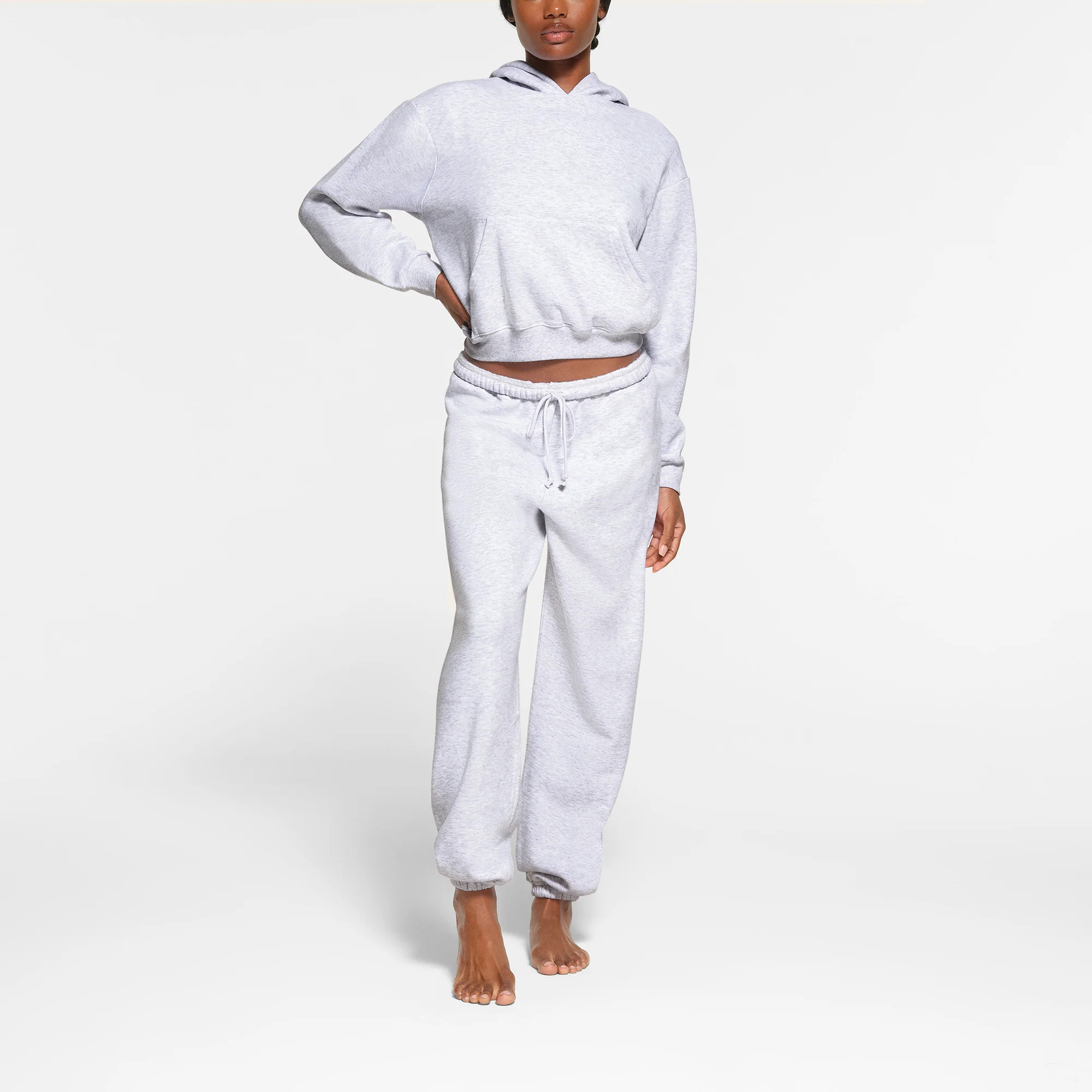 SKIMS Jogger Pants | Grey | XL | Cotton Fleece | SKIMS (US)
