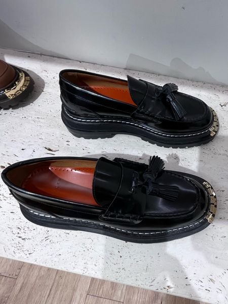 Sandro Paris leather loafers thick sole shoes 

#LTKshoecrush #LTKstyletip #LTKsalealert