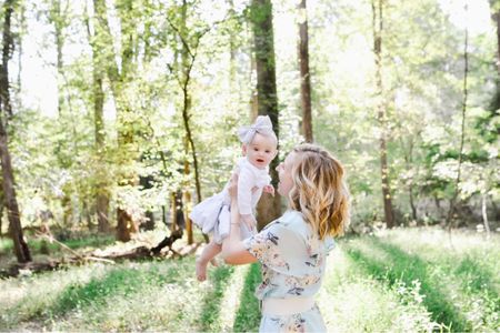 Family photography //  women’s outfit for pictures: blue sundress and sandals // baby outfit for pictures: white onesie, gray tulle skirt and gray bow

#LTKfamily #LTKSeasonal #LTKbaby
