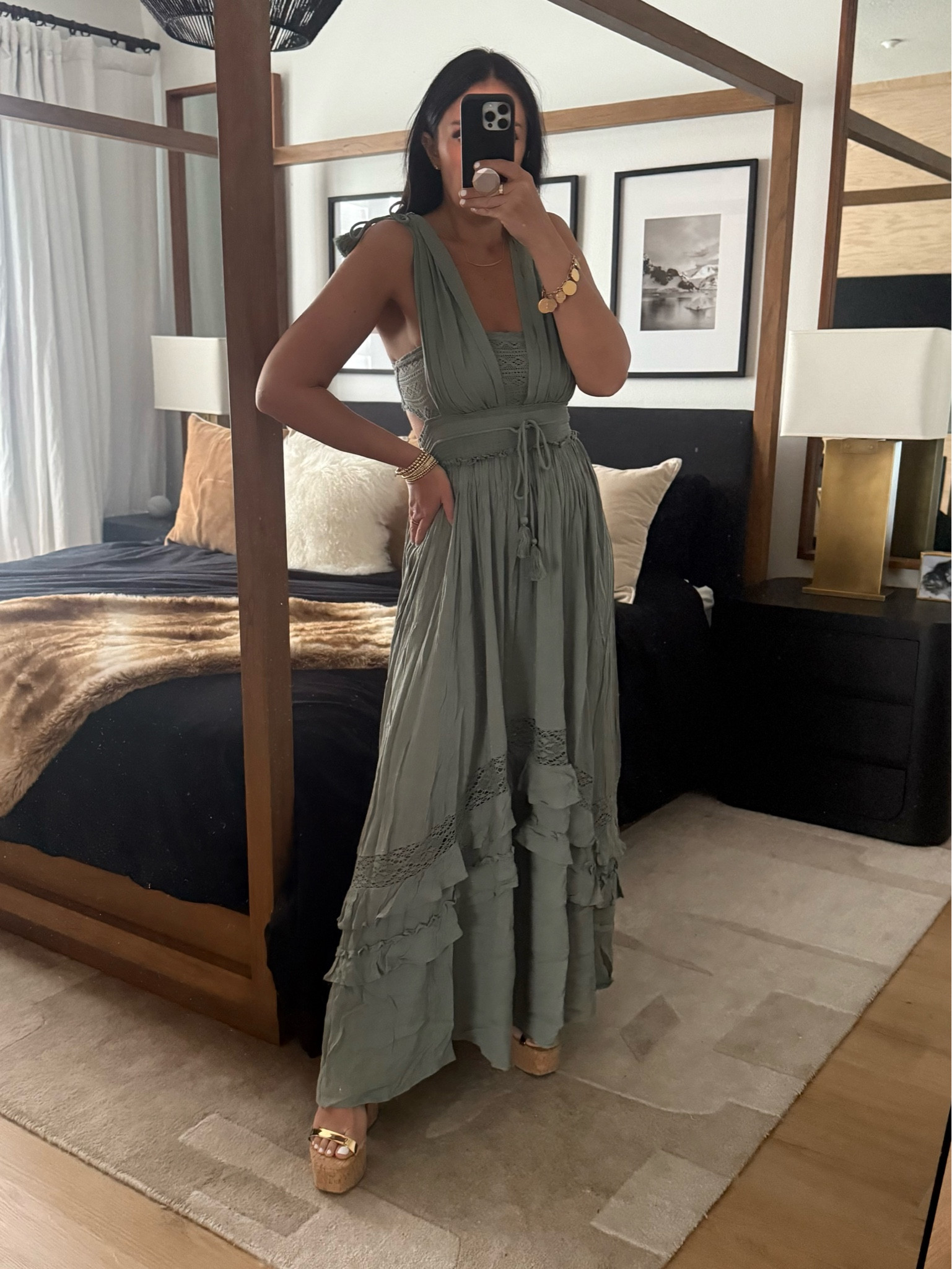 Free People Santa Maria Maxi Dress 