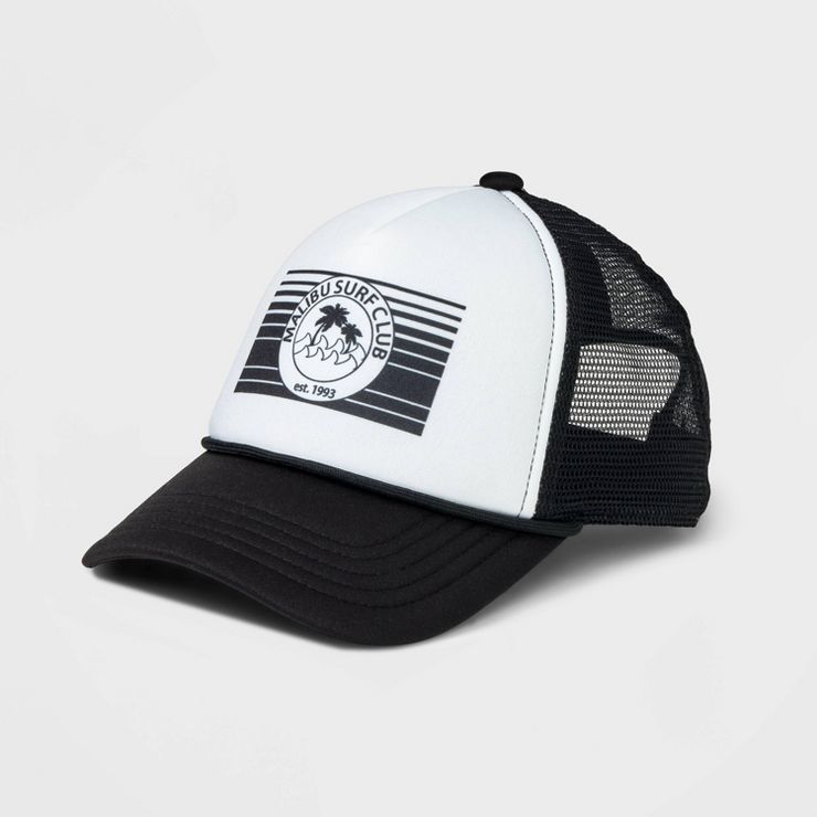 Malibu Surf Club Trucker Hat - Wild Fable™ Black | Target